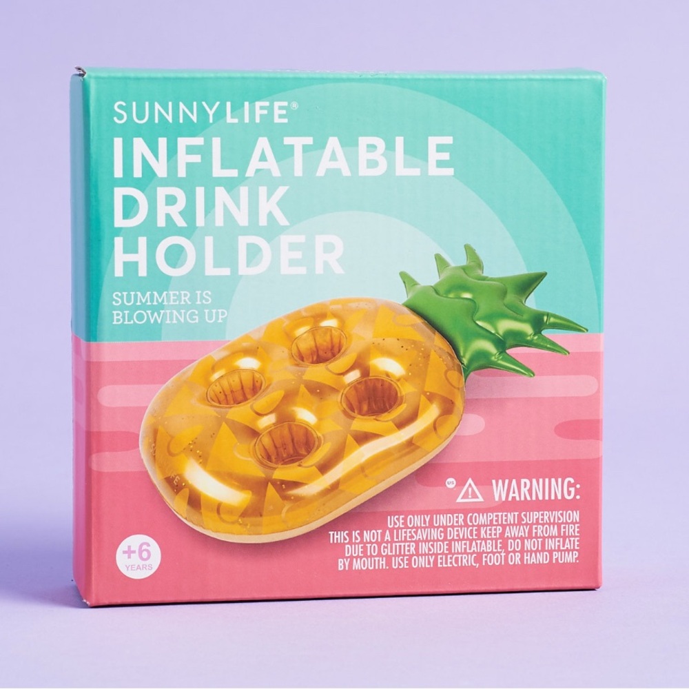 NWT NIB Sunnylife Inflatable drink holder